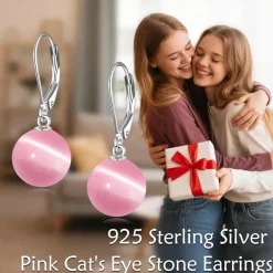 VONALA Perlen Ohrringe Sterling Silber Hängend, Schmuck Geschenke für Damen und