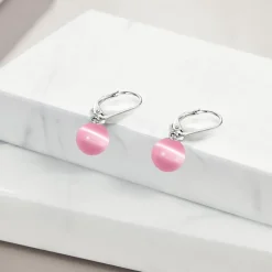 VONALA Perlen Ohrringe Sterling Silber Hängend, Schmuck Geschenke für Damen und