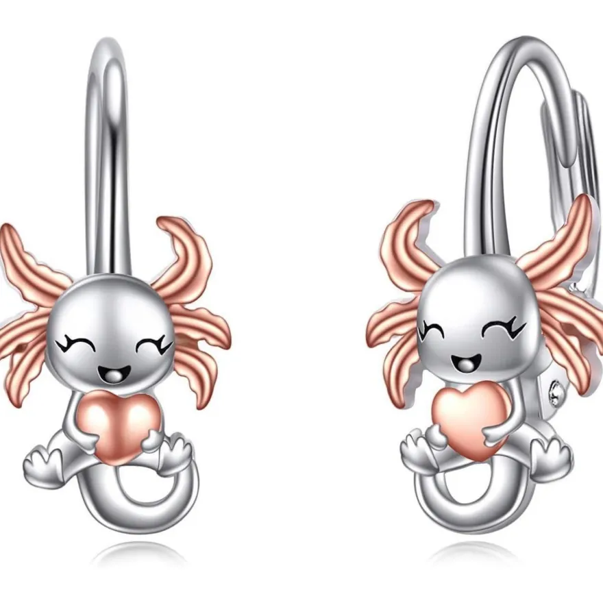 VONALA 925 Sterling Silber Ohrringe mit Einhorn, Faultier und Axolotl Motiv