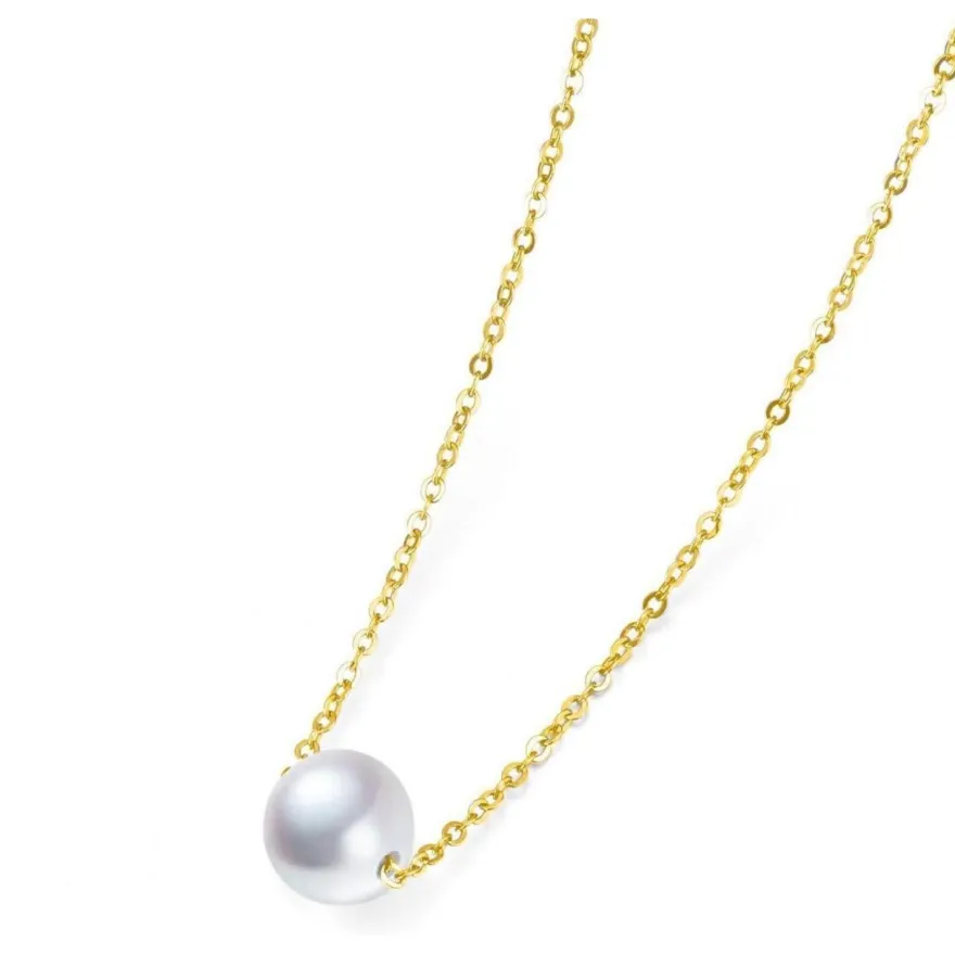 VONALA 925 Sterling Silber Perlen Choker Halskette für Damen & Mädchen |