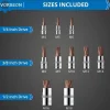 Vorxeon XZN Innenvielzahn Bit-Steckschlüsselsatz M4-M18, 10-teilig, 3