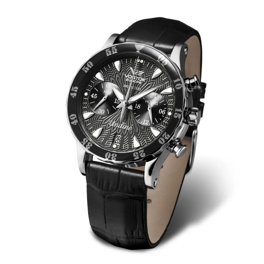Vostok Europe VVK64-515A523 Lady Line Undiné Chrono mit 3 Armbänder