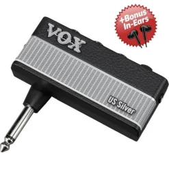 Vox Kopfhörer-Verstärker für Gitarre amPlug 3 US Silver + Bonus In-Ear Kopfhörer