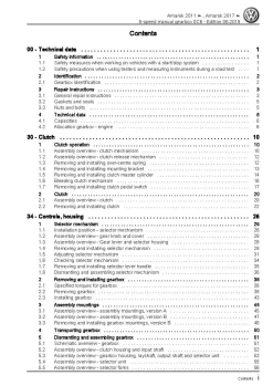 VW Amarok 2H 2010-2016 6 speed manual gearbox 0C6 repair workshop manual pdf