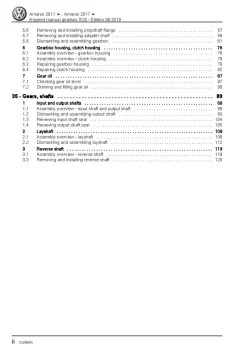 VW Amarok 2H 2010-2016 6 speed manual gearbox 0C6 repair workshop manual pdf