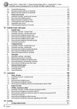 VW Arteon type 3H from 2020 4-cyl. diesel engines 239 hp repair manual pdf ebook