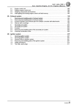 VW Bora 1J 1998-2006 4-cyl. 2.0l petrol engines 115 hp repair manual pdf ebook