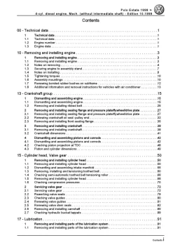 VW Caddy 9K 1999-2003 4-cyl. diesel engine mechanics 64-110 hp repair manual pdf