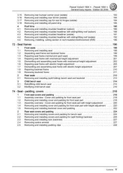 VW Passat 4 3A 93-97 general body repair interior exterior manual workshop eBook