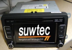 VW Radio RCD510 RCD 510 mit MP3 Wechsler + SD Slot Rückfahrkameraeingang 1K0035188F
