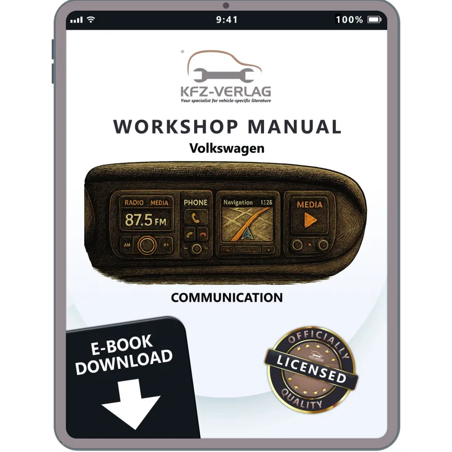 VW Tiguan AX from 2021 communication radio navigation repair workshop manual pdf