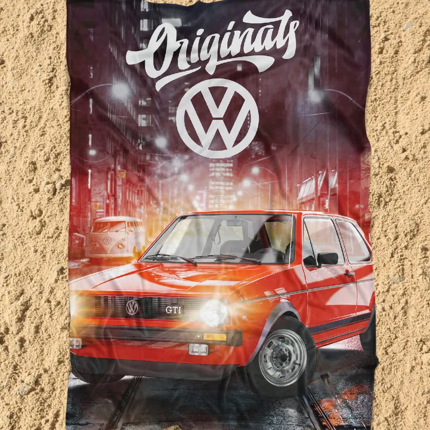VW Volkswagen Decke Golf GTI 088 130x170 cm