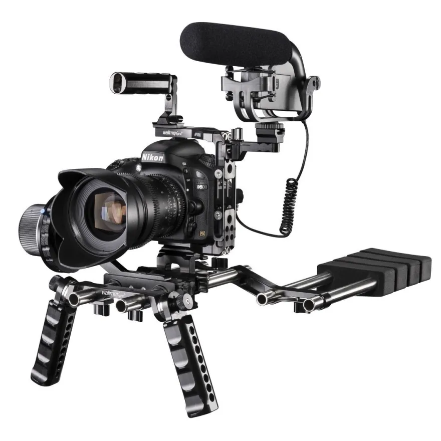 Walimex pro Aptaris Griffmodul DSLR Camcorder Alu für 15 mm Rods Kamerazubehör