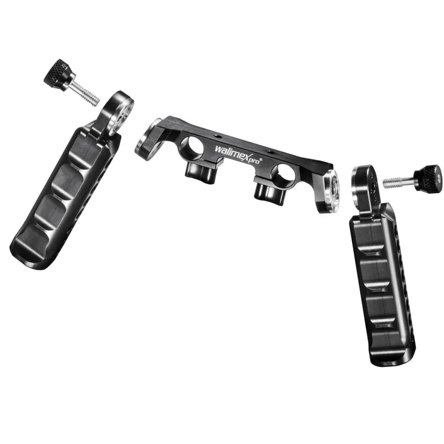 Walimex pro Aptaris Griffmodul DSLR Camcorder Alu für 15 mm Rods Kamerazubehör