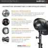 Walimex pro Newcomer 100 II Studioblitz Set Softbox Lampenstativ LED Studiolicht