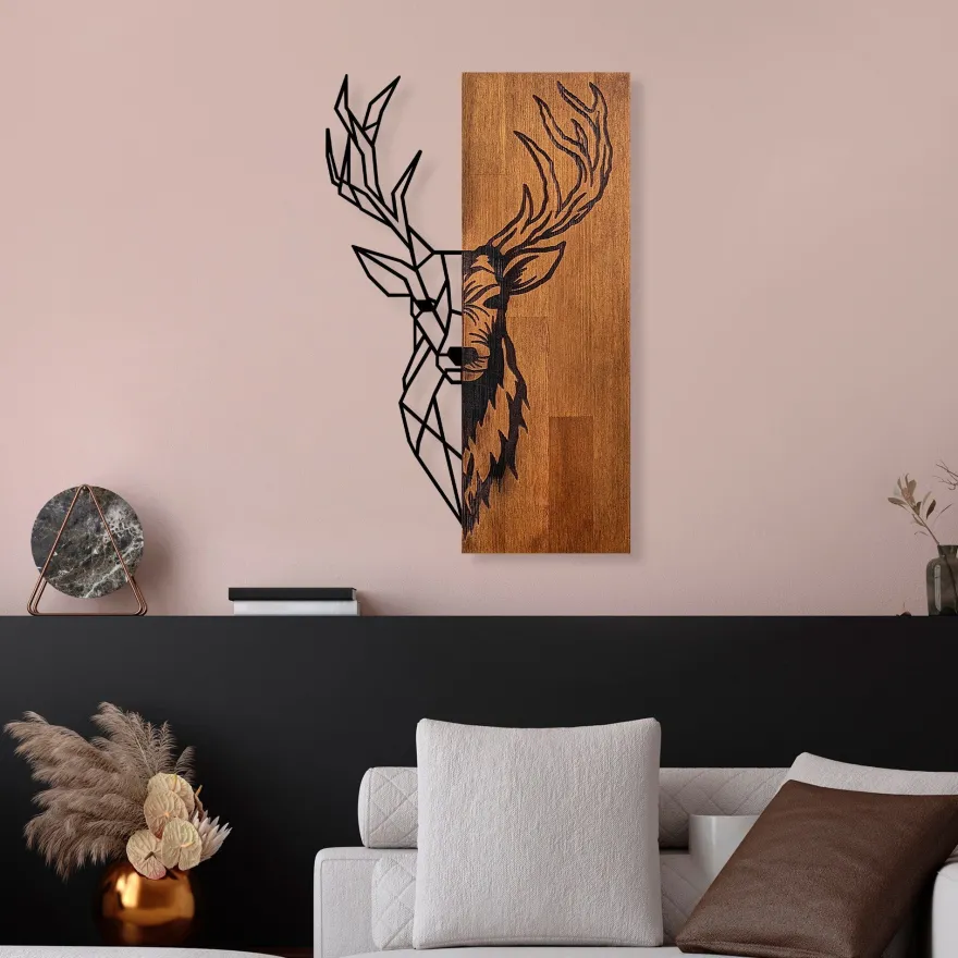 Wallity Wanddekoobjekt TNL2350 100% WOODEN (Thickness: 3 cm) / METAL (Thickness: 1,5