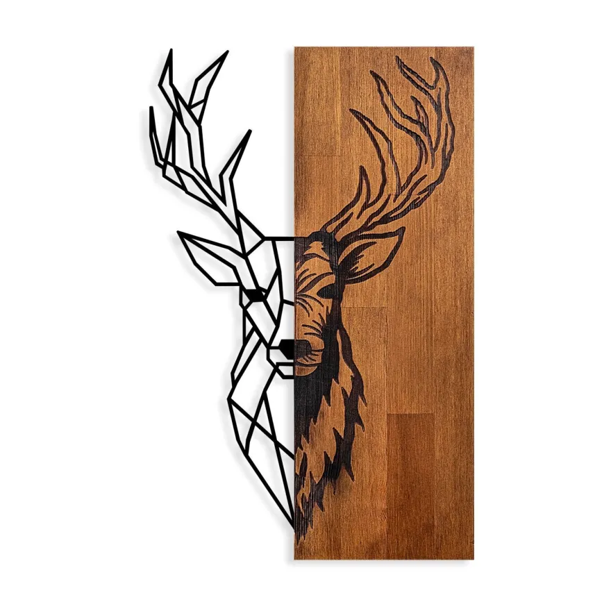 Wallity Wanddekoobjekt TNL2350 100% WOODEN (Thickness: 3 cm) / METAL (Thickness: 1,5