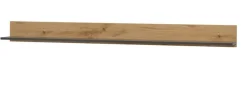 Wandboard Wandregal Bücherregal Paneel mit Ablage grau Eiche Wotan 170 cm Center