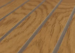 Wandgarderobe HWC-N78, 2 Stangen 4 Haken skandinavischer Stil Metall Holz Melamin MVG