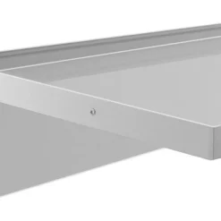 Wandhängendes Küchenregal aus Stahl, bis 80 kg, 100 x 40 cm