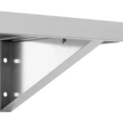 Wandhängendes Küchenregal aus Stahl, bis 80 kg, 100 x 40 cm