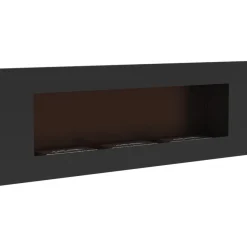 Wandkamin Bioethanol DELTA 3 TÜV schwarz