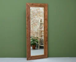 Wandspiegel 200 cm x 80 cm Dekospiegel Spiegel Garderobenspiegel Massivholzrahmen