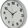 Wanduhr 30cm Küchenuhr Wohnzimmeruhr Baduhr Uhr Quarz Quartz Uhrwerk Bahnhofsuhr