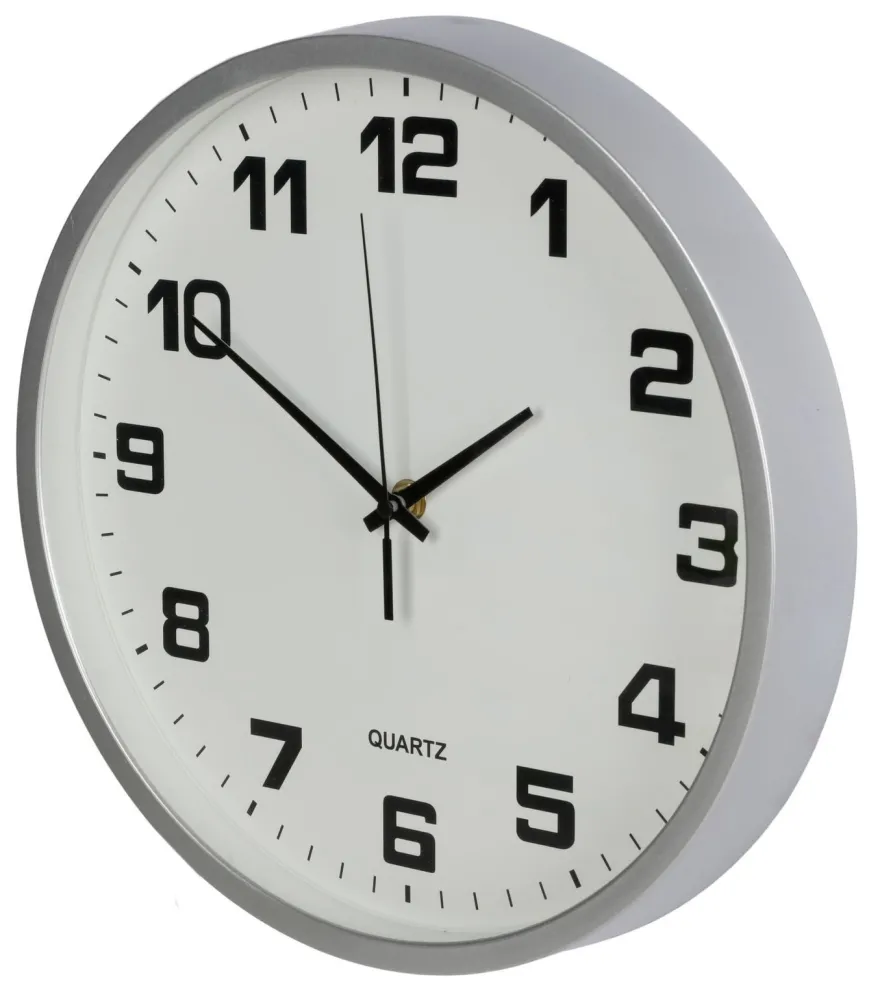 Wanduhr 30cm Küchenuhr Wohnzimmeruhr Baduhr Uhr Quarz Quartz Uhrwerk Bahnhofsuhr