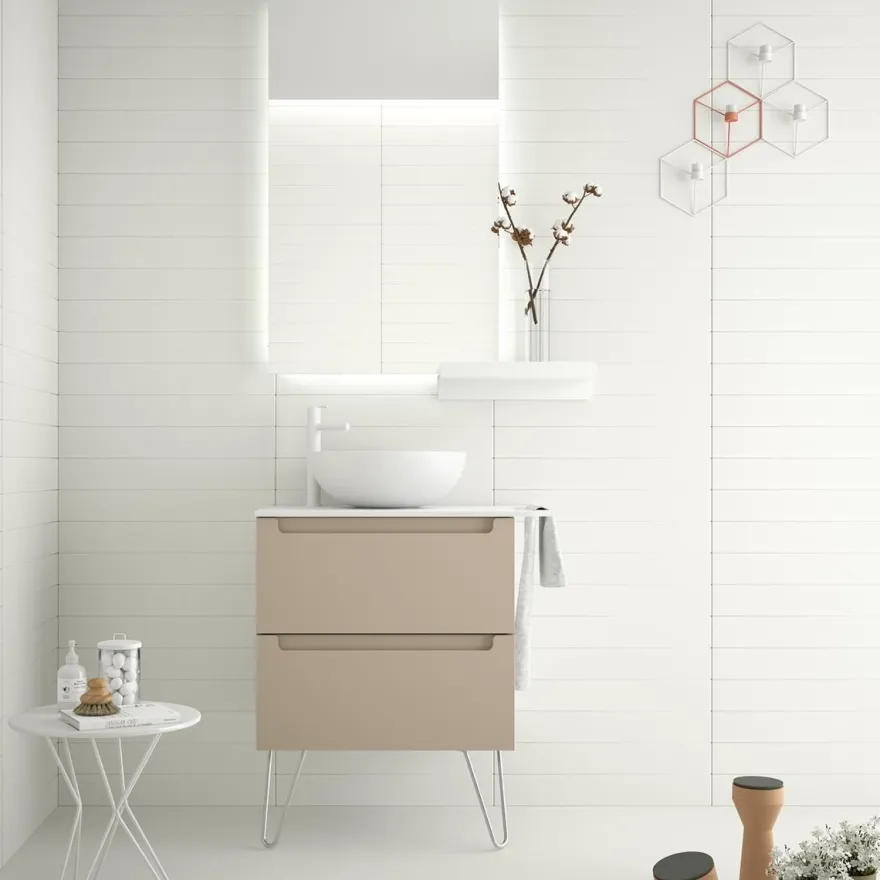 Waschtischunterschrank Monterrey 600 2 Schubladen Macchiato