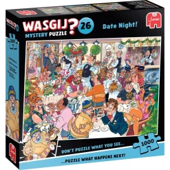 Wasgij Mystery 26, Date-Abend, 1000 Teile Puzzle