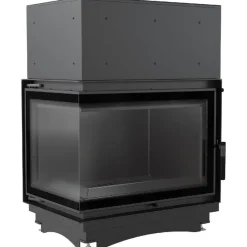 Wasserführender Kamineinsatz KRATKI ZUZIA DECO links 12 kW Ø 200