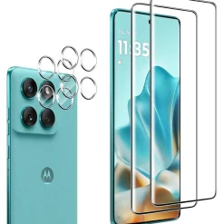 Wayneer Schutzfolie für Motorola Moto Edge 60 Fusion/60 Pro/60, 2x Panzerglas
