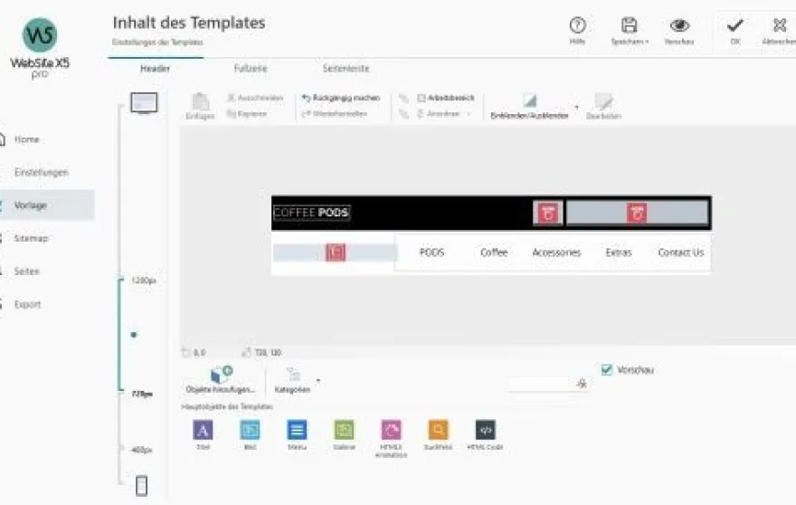 WebSite X5 Pro (Version 2024) - Professionelle Webseiten-Shops erstellen / 1PC / Dau