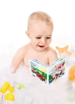 Weiches BIG BOBBY CAR Baby Book Badebuch für Badewanne, Schwimmbad und vieles mehr