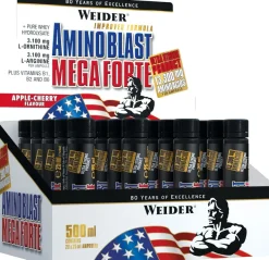 Weider Amino Blast Mega Forte - 20x25ml Ampullen Apple - Cherry - 500ml
