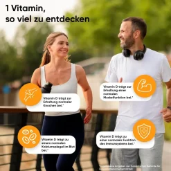 WeightWorld Vitamin D3 2000 I.E. - 400 Tabletten - 1 Tablette alle 2 Tage