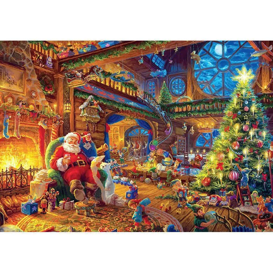 Weihnachten Thema 500 Teile Holzpuzzle Kinder Puzzle Brettspiele Jigsaw Geschenk