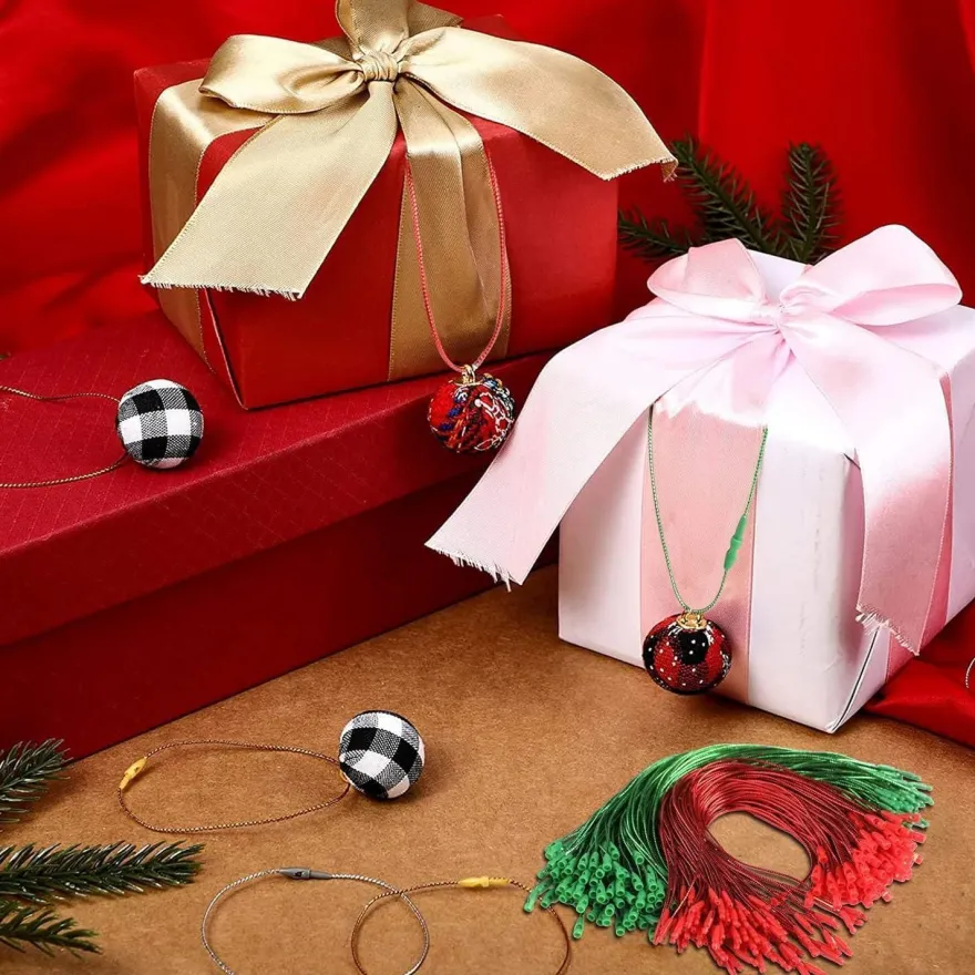 200 Weihnachtsbaumschmuck Haken Christbaumkugel Aufhänger Grün