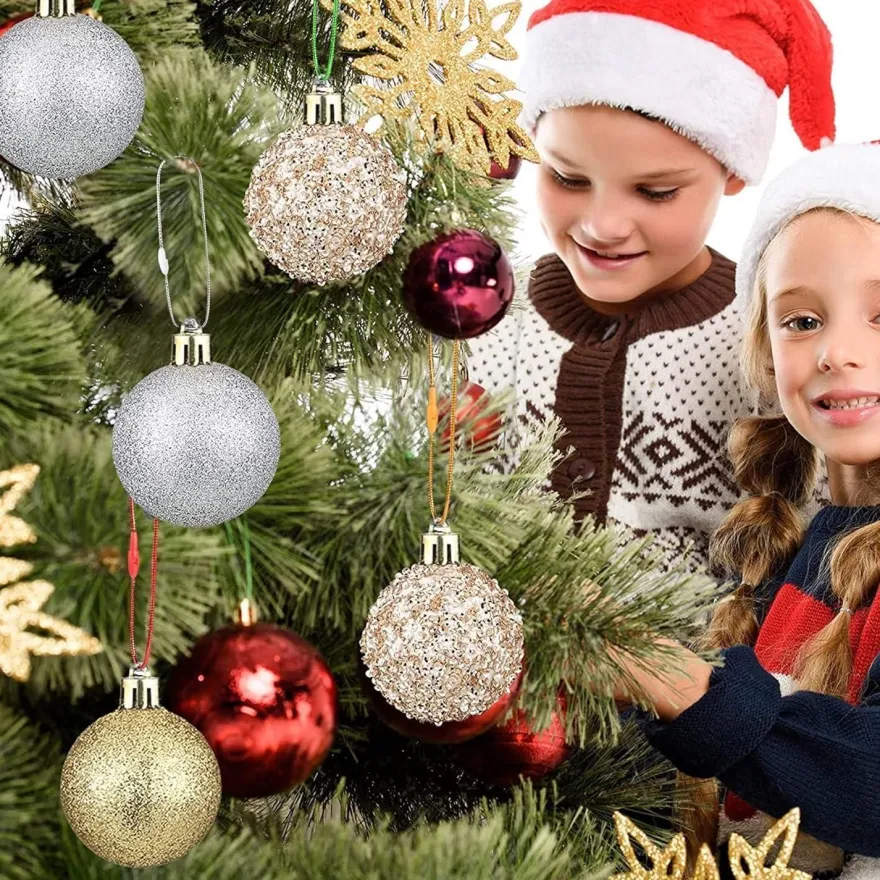 200 Weihnachtsbaumschmuck Haken Christbaumkugel Aufhänger Grün
