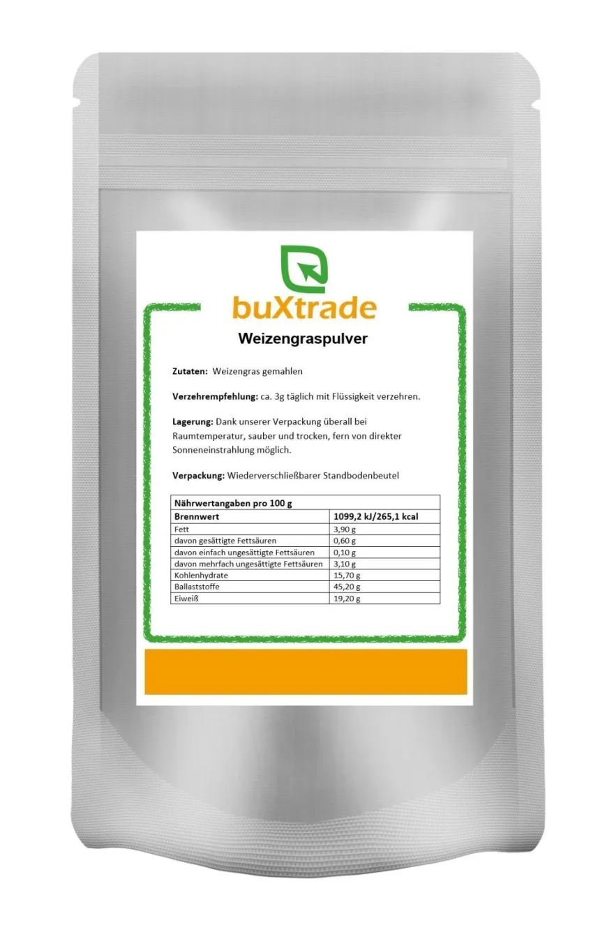 Weizengraspulver 10x 500g