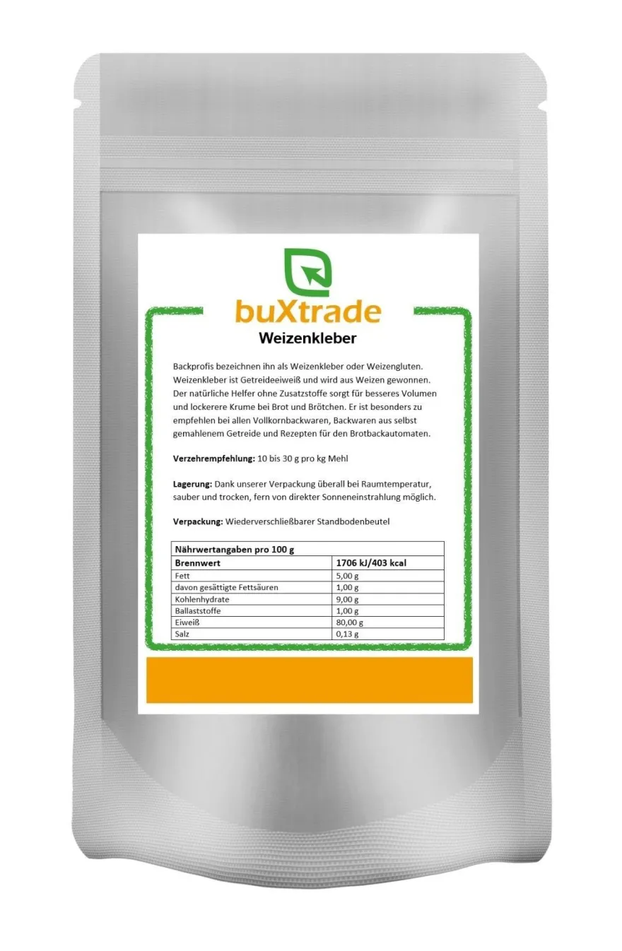 Weizenkleber / Weizengluten 4x 500g