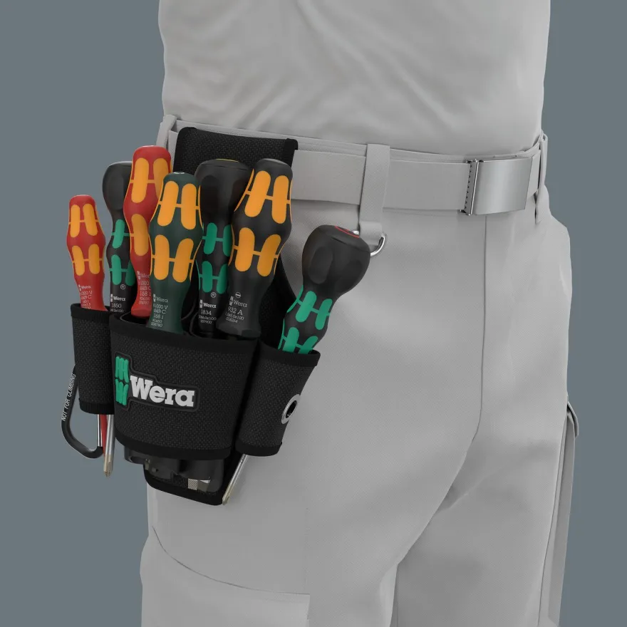 Wera 9622 Gürteltasche Set 3 Schraubendreher Satz 8-tlg