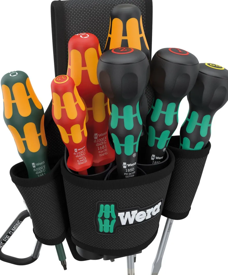 Wera 9622 Gürteltasche Set 3 Schraubendreher Satz 8-tlg