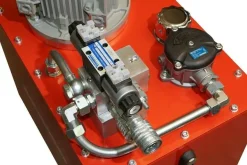 Werkstattaggregat Hydraulikaggregat, 5,5 KW mit Pumpe 16ccm und Tank 96L, 200 ba