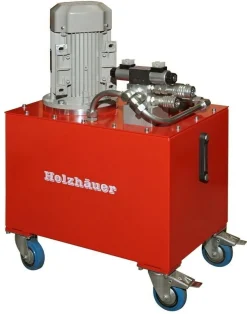 Werkstattaggregat Hydraulikaggregat, 5,5 KW mit Pumpe 16ccm und Tank 96L, 200 ba