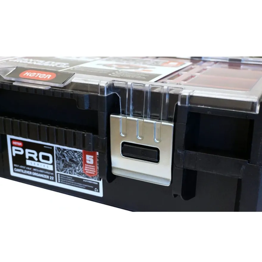 Werkzeugkiste Werkzeugkoffer Lagersystem Keter PRO Box Organizer 22