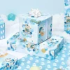 Wernnsai Geschenkpapier mit Teddybären, Sternen und Wolken - Ideal für