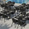 WERZA | Werzalit Tischplatte | 120x70cm | Schwarz Marmor | Topalit Tischplatte