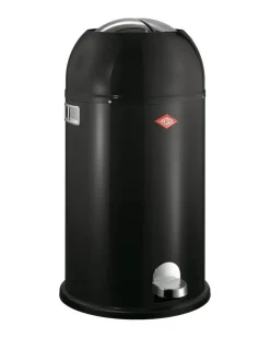 Wesco Kickmaster Abfallsammler 33 L Stahl schwarz mit Dämpfer Defekt